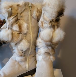 US Polo Assn Faux Fur lined boots sz 8.5